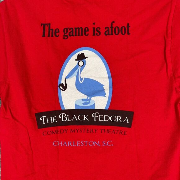 Unbranded Other - Comedy Mystery Theater Shirt Small Mens Sherlock Holmes Charleston Carolina